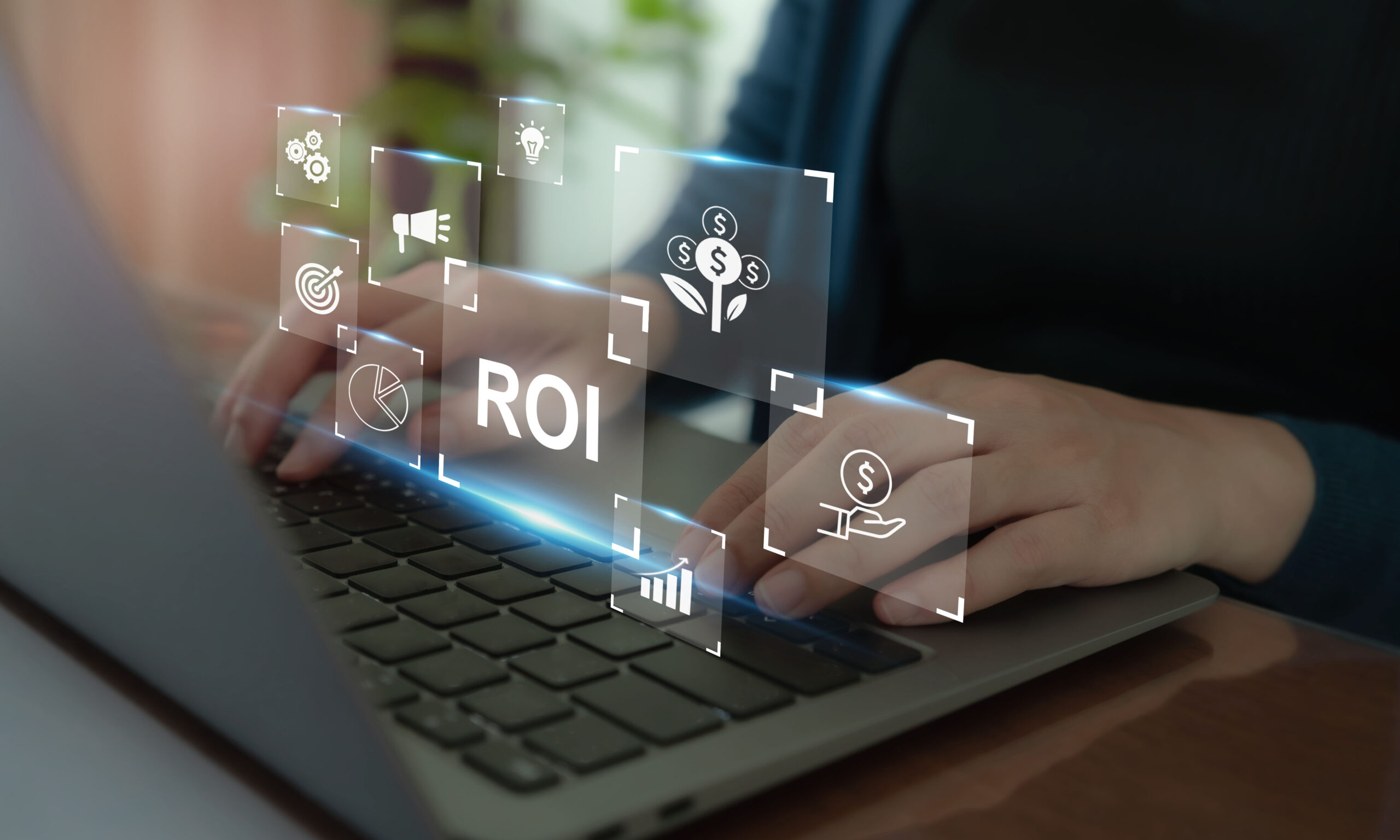 ROI, return on investment concept